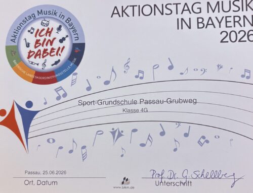 Gemeinsam singen und musizieren: Grundschule Grubweg beim Aktionstag Musik